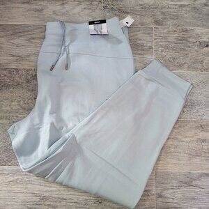 DKNY Joggers Women's Green Fleece Stretch Sweatpants NWT